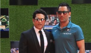 Sachin Tendulkar and Ms Dhoni