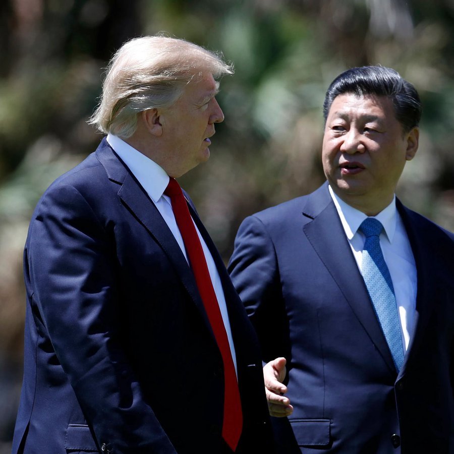 Donald Trump and Xi Jinping