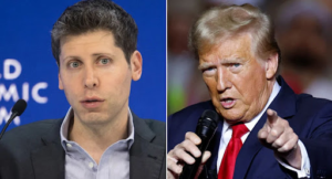 Sam Altman and Donald Trump